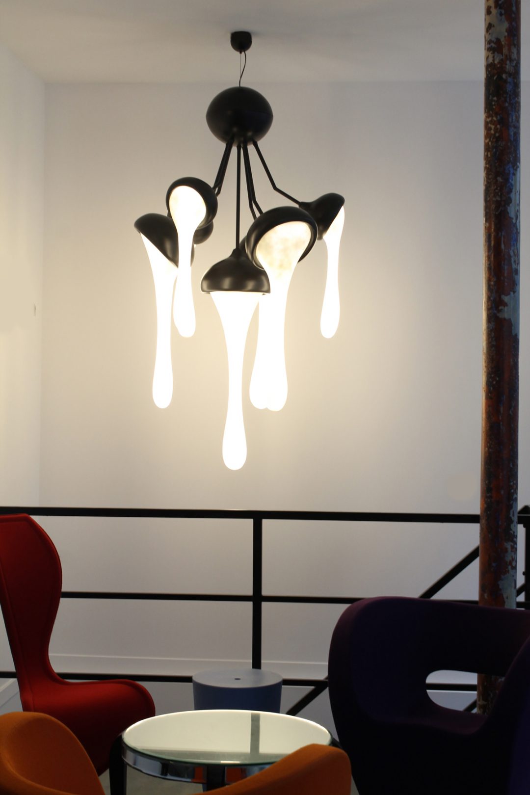 Fluide lustre, projet particulier.