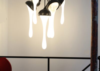 Fluide lustre, projet particulier.