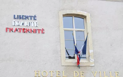 Inauguration Liberté, Egalité, Fraternité à Saint Pierre le Moûtier